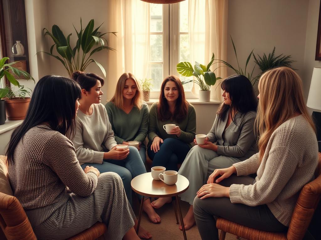 Encuentro de profesionales compartiendo mate en ronda